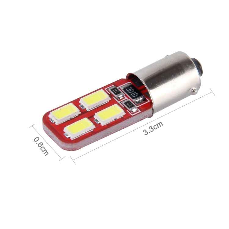10 PCS BA9S 3W 200lm 6000K 8 SMD-5730 LEDs Car Clearance Light Lamp, DC 12V