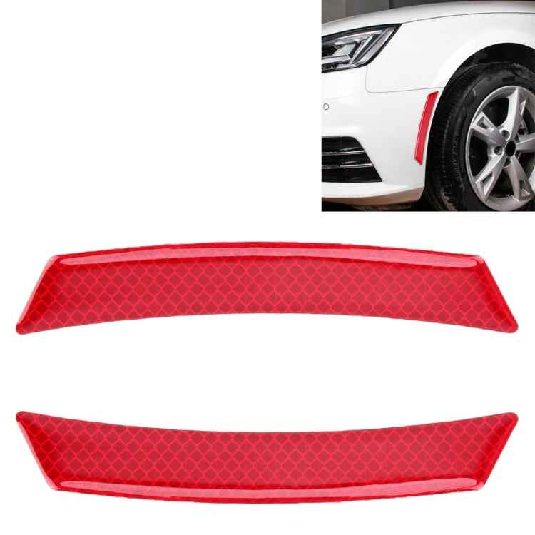 2 PCS Car-Styling Wheel Eyebrow Decorative Sticker Decorative Strip