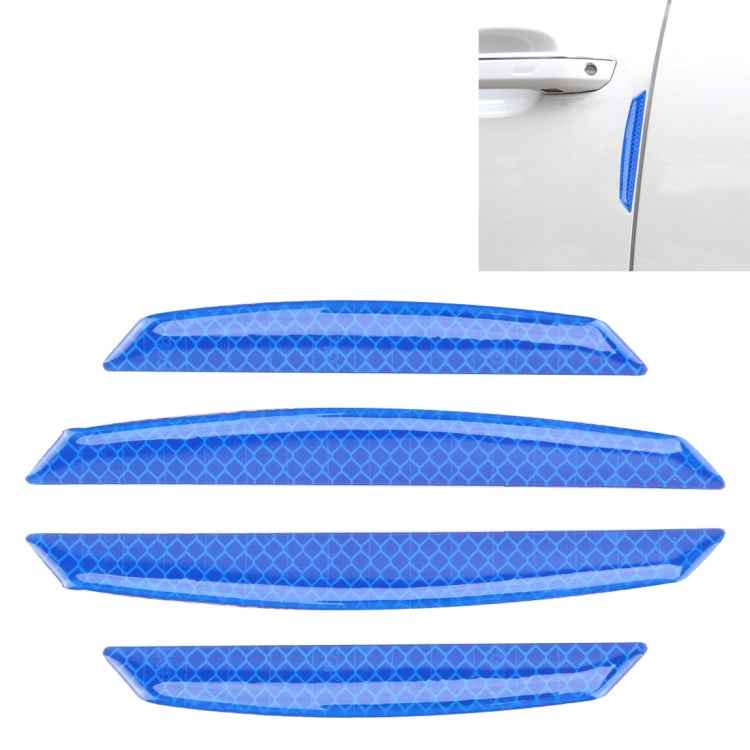4 PCS Universal Car Door Anti-collision Strip Protection Guards Trims Stickers