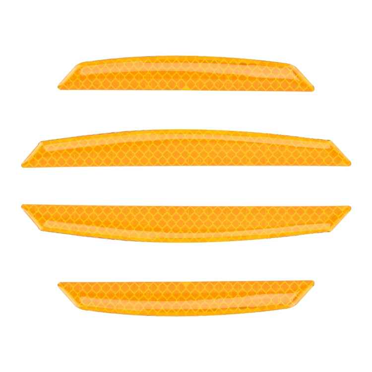 4 PCS Universal Car Door Anti-collision Strip Protection Guards Trims Stickers
