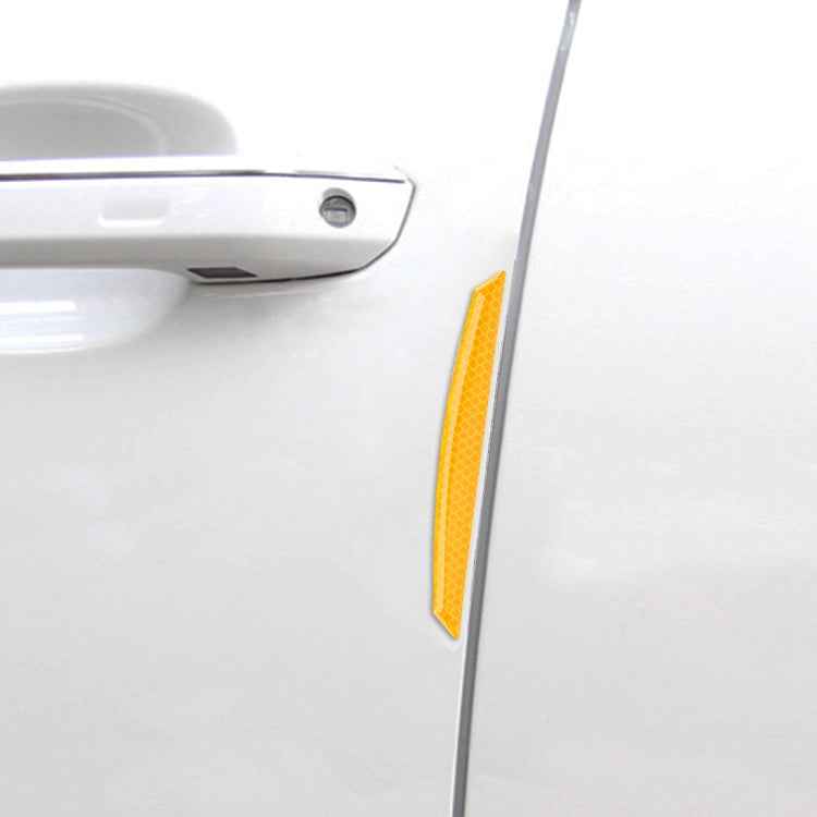 4 PCS Universal Car Door Anti-collision Strip Protection Guards Trims Stickers