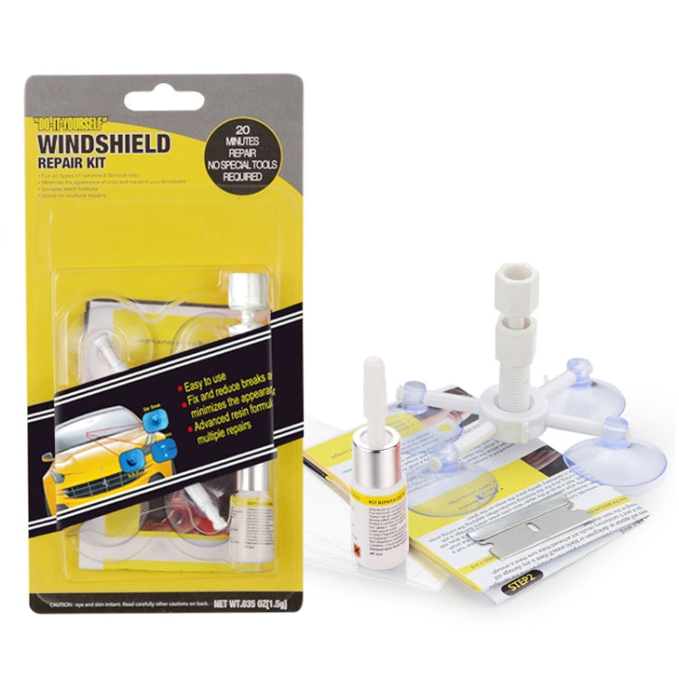 Professional Windscreen Repair Tool Paintless Dent Removal Car Window Windshield Repair Kit Chip Crack Auto Glass
