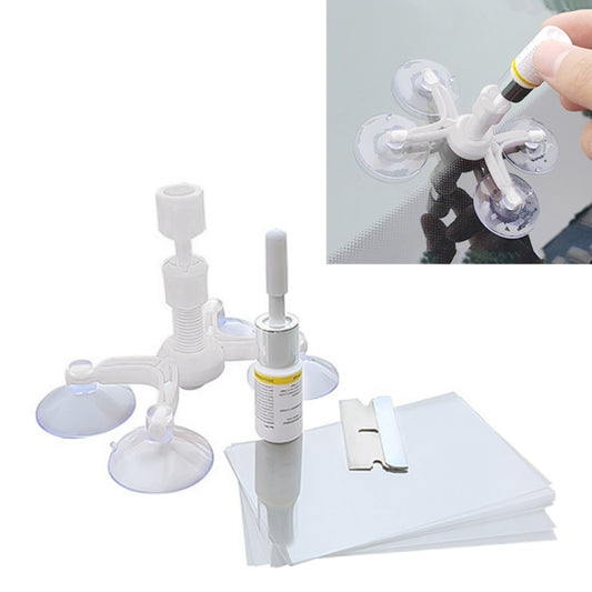 Professional Windscreen Repair Tool Paintless Dent Removal Car Window Windshield Repair Kit Chip Crack Auto Glass, Windscreen Repair Tool (White), Windscreen Repair Tool