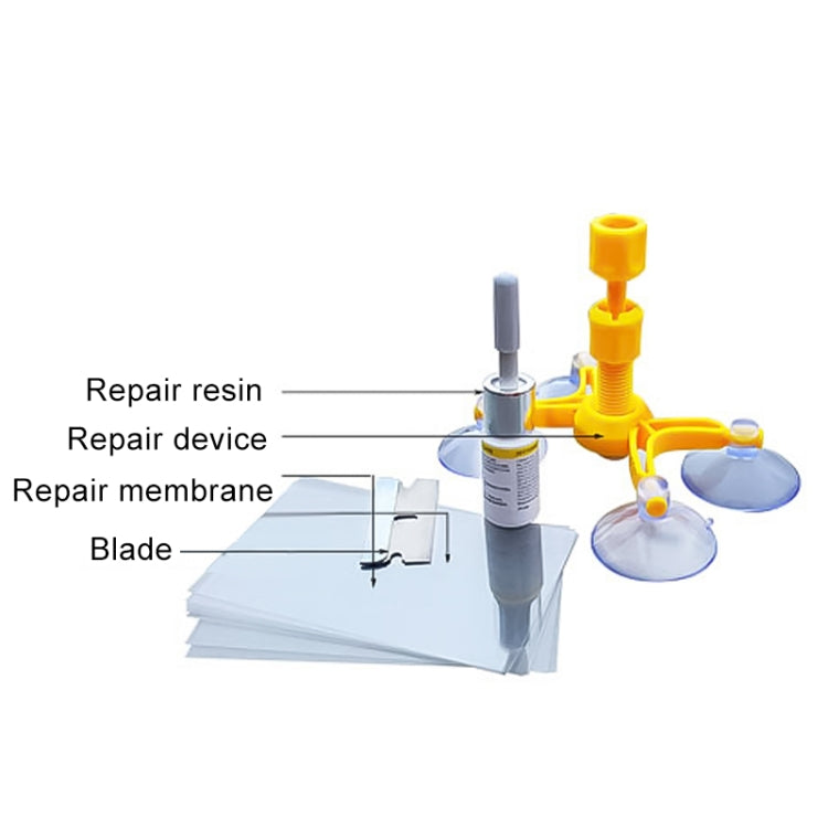 Professional Windscreen Repair Tool Paintless Dent Removal Car Window Windshield Repair Kit Chip Crack Auto Glass