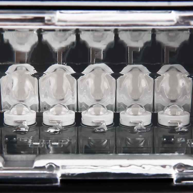 DC 12V 4.2W 16LEDs Crystal Lamp Beads Car Windshield Warning Lamp 18 Flash Patterns(Adjustable)