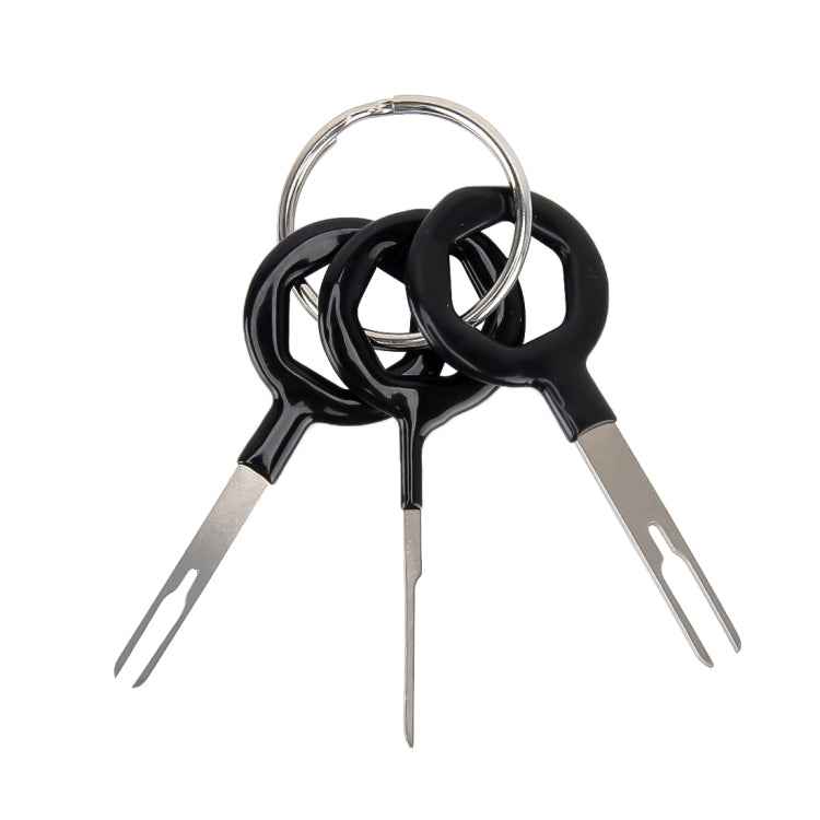 3 PCS Auto Car Rubberized Plug Circuit Board Wire Harness Terminal Extraction Pick Connector Crimp Pin Back Needle Remove Tool