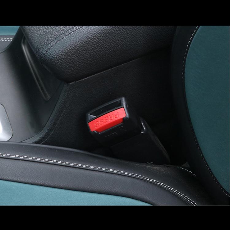 2 PCS RS-01 Universal Car Seat Belt Extension Buckle, Black