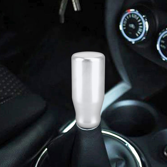 Universal Car Modified Gear Shift Knob Solid Color Smooth Auto Transmission Shift Lever Knob with Three Rubber Covers
