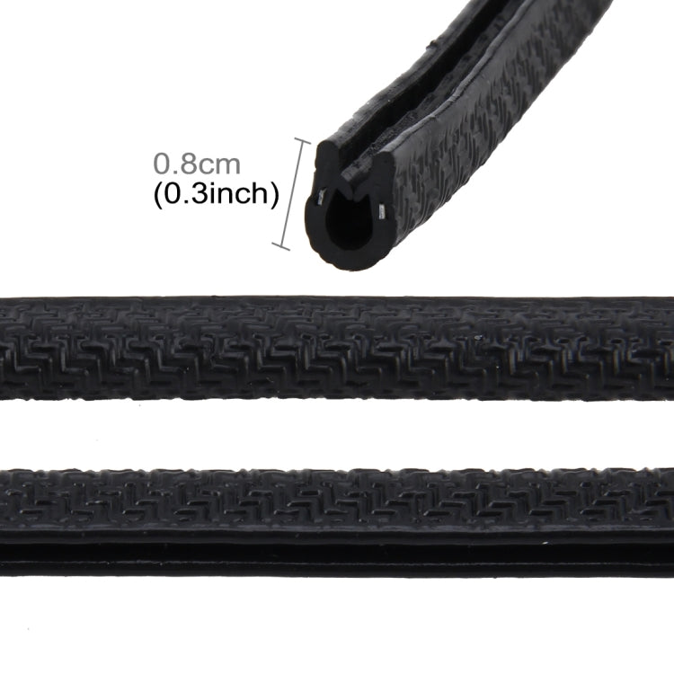 5m Rubber Car Side Door Edge Protection Wire Guards Cover Trims Stickers