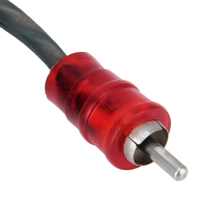 Car AV Audio Video 2 Female to 1 Male Copper Extension Cable Wiring Harness, Cable Length: 26cm, 2 Female to 1 Male (Copper)