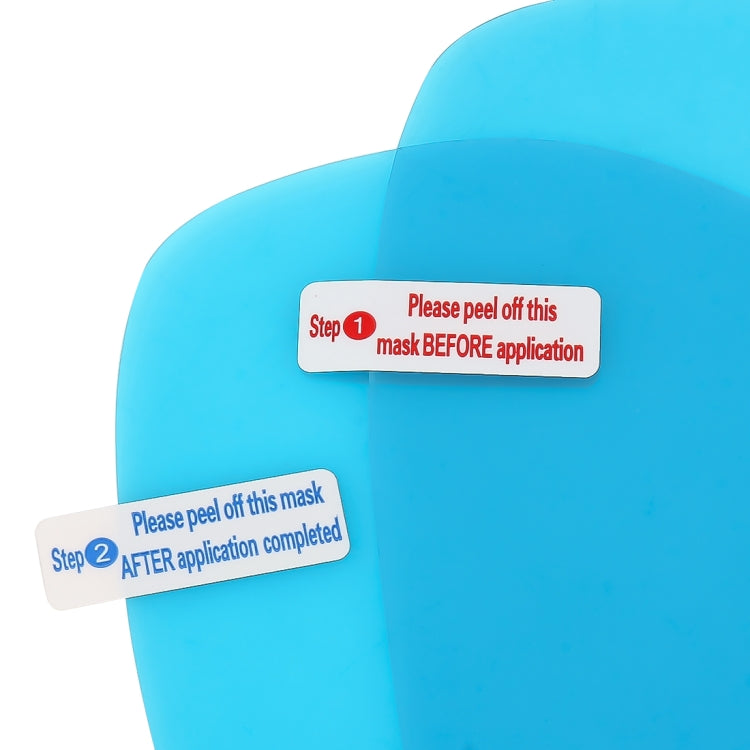 Car Round PET Rearview Mirror Protective Window Clear Anti-fog Waterproof Rain Shield Film for Toyota Corolla 14-18 (Can Customize Other Model)