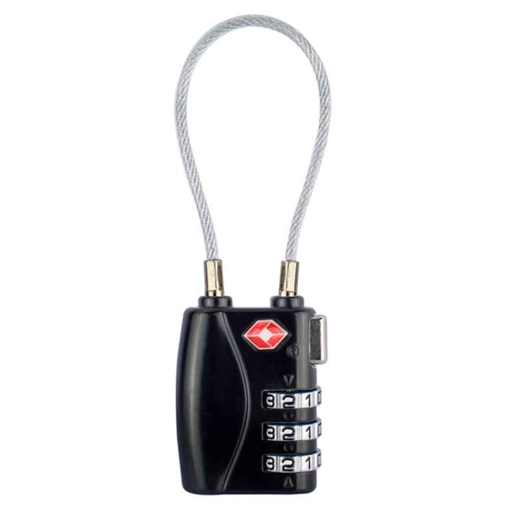 JASIT TSA719 Zinc Alloy 3-Digit Password TSA Lock Travel Luggage Padlock