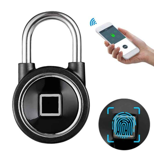 Waterproof Intelligent Bluetooth Fingerprint Padlock Remote Unlocking for iOS / Android