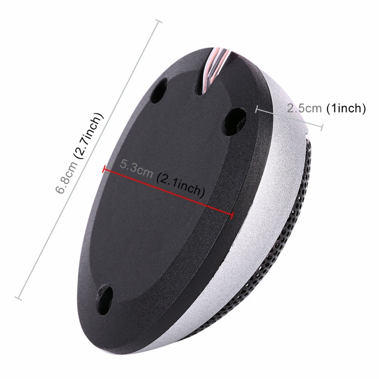2 PCS CQS-106 1000W 98dB Car Dome Tweeter Audio Loudspeaker Treble Speaker