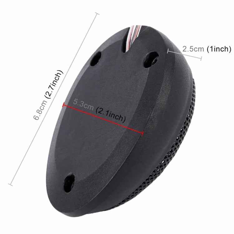 2 PCS TW-106 1000W 98dB Car Dome Tweeter Audio Loudspeaker Treble Speaker