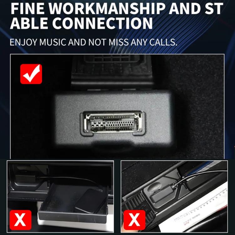 Car MMI 3G AMI Bluetooth Audio Cable Wiring Harness for Audi Q5 A5 A7 R7 S5 Q7 A6L A8L A4L, For Audi Q5 A5 A7 R7 S5 Q7 A6L A8L A4L