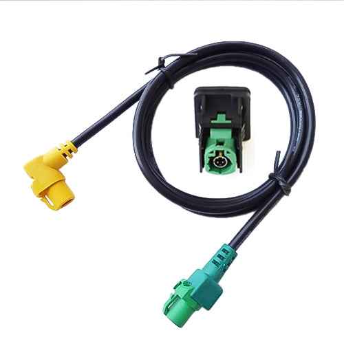 Car Navigation RCD510+310+ USB Adapter Switch Plug + Wiring Hardness for Volkswagen Golf 6 / Scirocco / Sagitar / New Bora NAV231/268MF