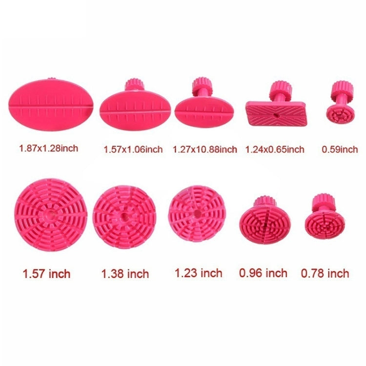 56 in 1 Auto PDR Plastic Ding Glue Tabs Paintless Dent Removal Car Repair Tools Kits Glue Puller Sets Tabs PDR Tools, 56 in 1