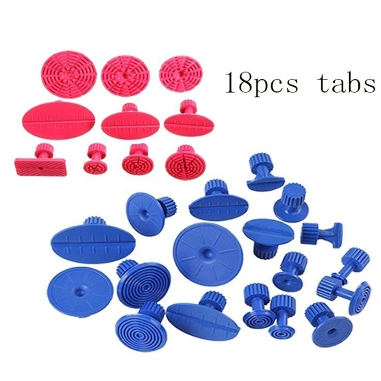 44 in 1 Auto Car Metal PDR Dent Lifter-Glue Puller Tab Hail Removal Paintless Car Dent Repair Tools Kit, with 20W Glue Gun, US Plug or EU Plug