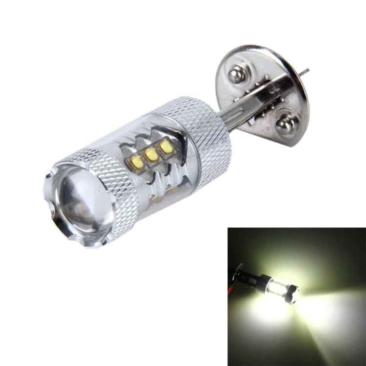 H1 80W 800LM 6000K 16-3535-LEDs Car Fog Lights, DC 12-24V