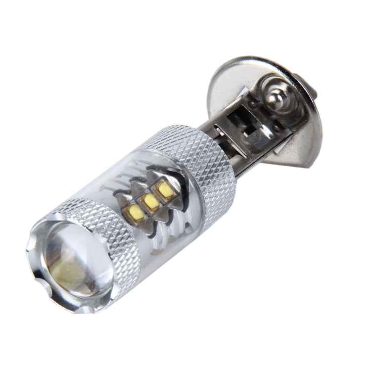 H1 80W 800LM 6000K 16-3535-LEDs Car Fog Lights, DC 12-24V