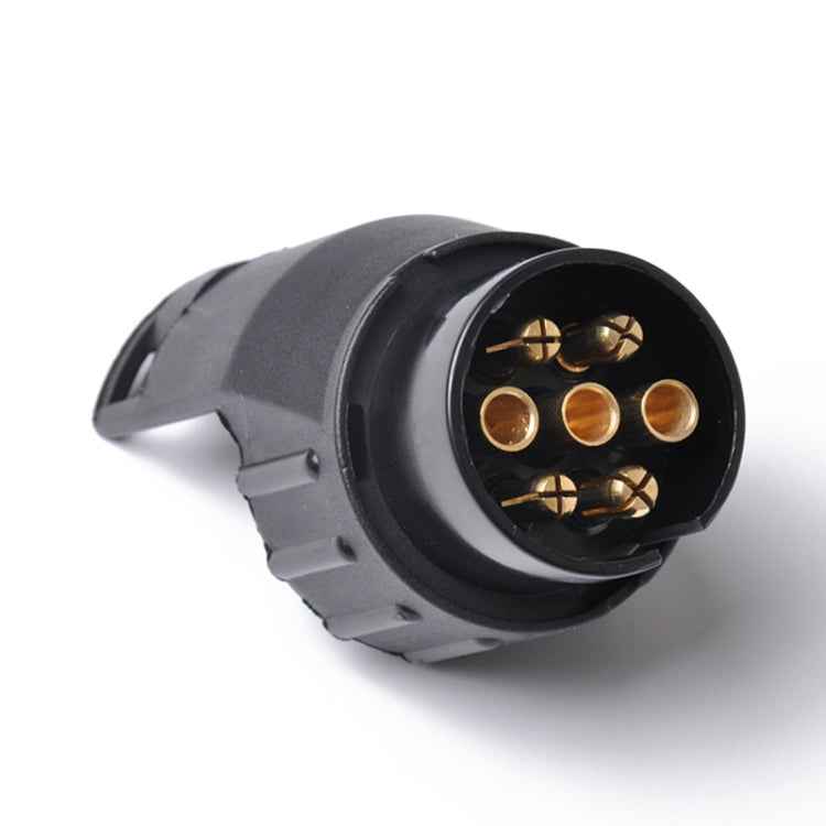 12V 7Pin to13Pin Car Plug Socket Wiring Connector Adapter Car Plug Socket for Trailer /  Truck / Bus, EU Plug