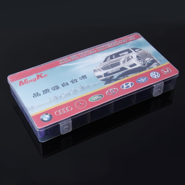 270 PCS Car Auto Vehicle 18 Sizes Assortment Kit Air Conditioning HNBR Seal O-Ring Set, 270 PCS Purple, 270 PCS Green