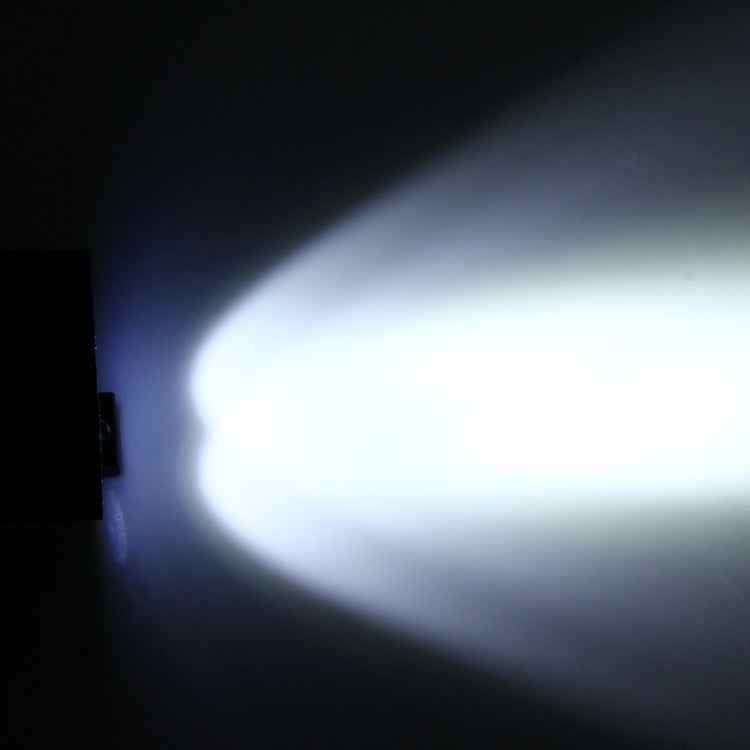 Owl Shape 20W 2000 LM 6000K Motorcycle Headlight Lamp with 2 COB Lamps and LED Projector Lens, DC 12-80V