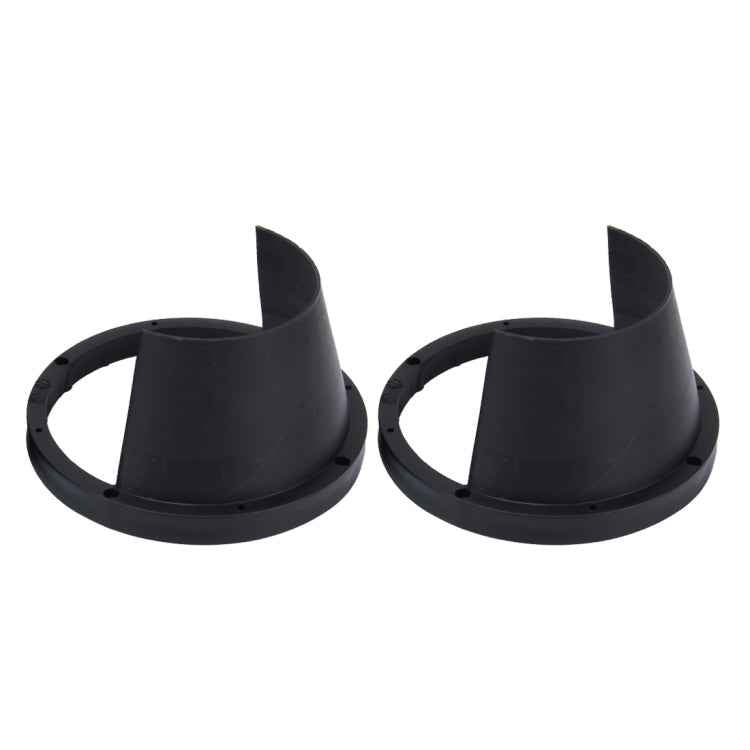 2 PCS 6.5 inch Car Auto Loudspeaker Plastic Waterproof Cover with Protective Cushion Pad, Inner Diameter: 14.5cm