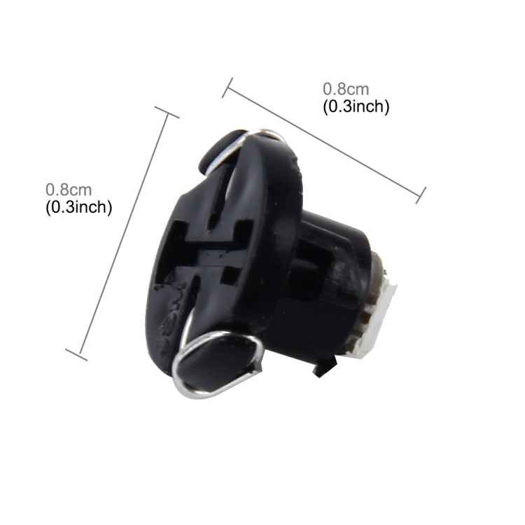 10 PCS 0.5W T4.2 Wedge Instrument Panel LED Light Dashboard Gauge Cluster Indicator Lamp Bulb