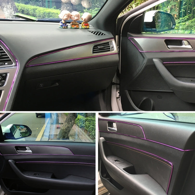 5m Flexible Trim For DIY Automobile Car Interior Moulding Trim Decorative Line Strip with Film Scraper