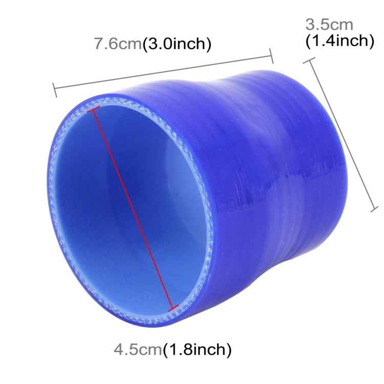 Universal Car Air Filter Diameter Intake Tube Constant Straight Tube Hose Diameter Variable Hose Connector Silicone Intake Connection Tube Turbocharger Silicone Tube Rubber Silicone Tube, Inner Diameter: 35-45mm