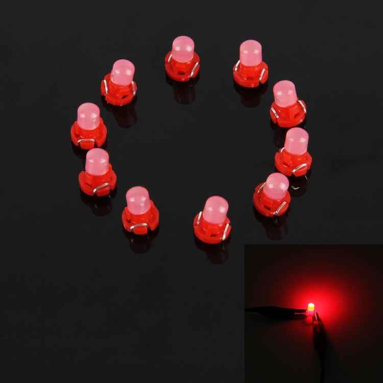 10 PCS 2W T3 Wedge Instrument Panel LED Light Dashboard Gauge Cluster Indicator Lamp Bulb