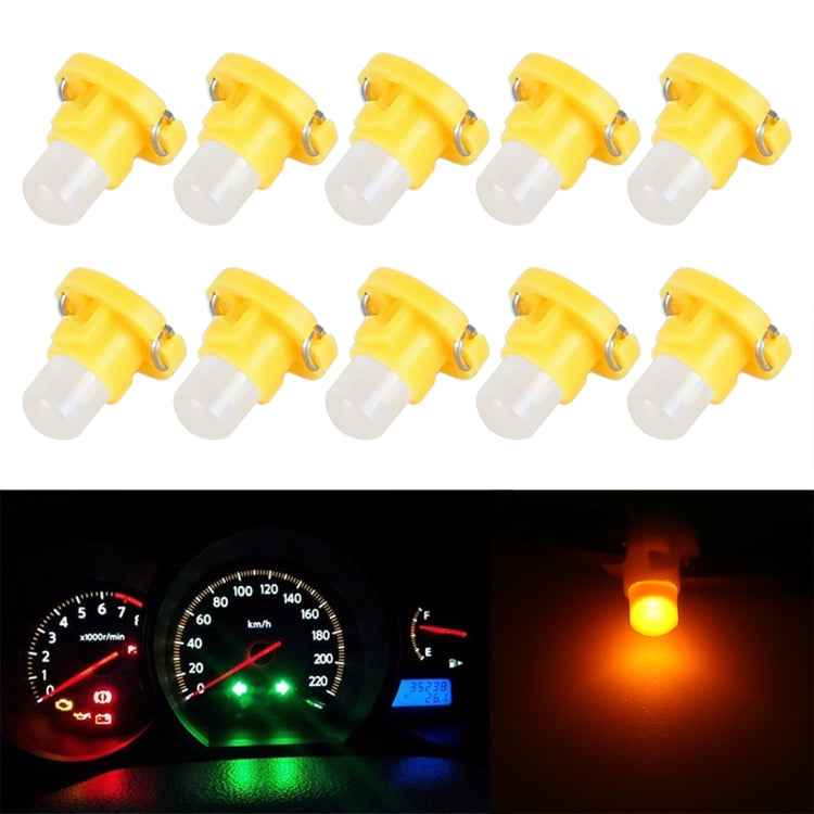 10PCS 2W T4.2 Wedge Instrument Panel LED Light Dashboard Gauge Cluster Indicator Lamp Bulb
