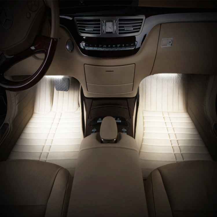 2 in 1 4.5W 18 SMD-5050-LEDs RGB Car Interior Floor Decoration Atmosphere Neon Light Lamp, DC 12V