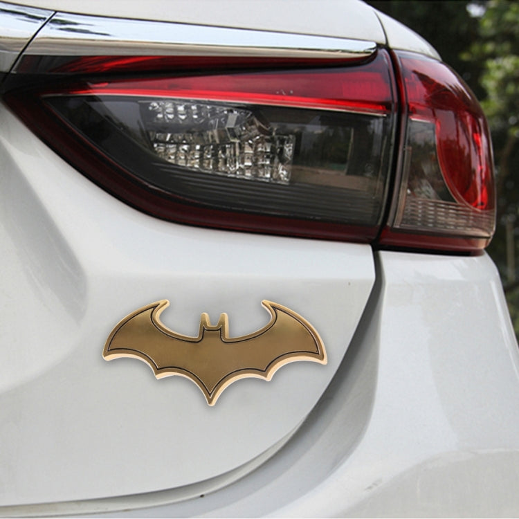 Bat Shape Shining Metal Car Free Sticker, Bat Flying, Bat, Shining Bat