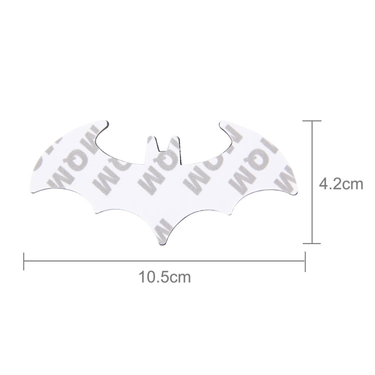 Bat Shape Shining Metal Car Free Sticker, Bat Flying, Bat, Shining Bat