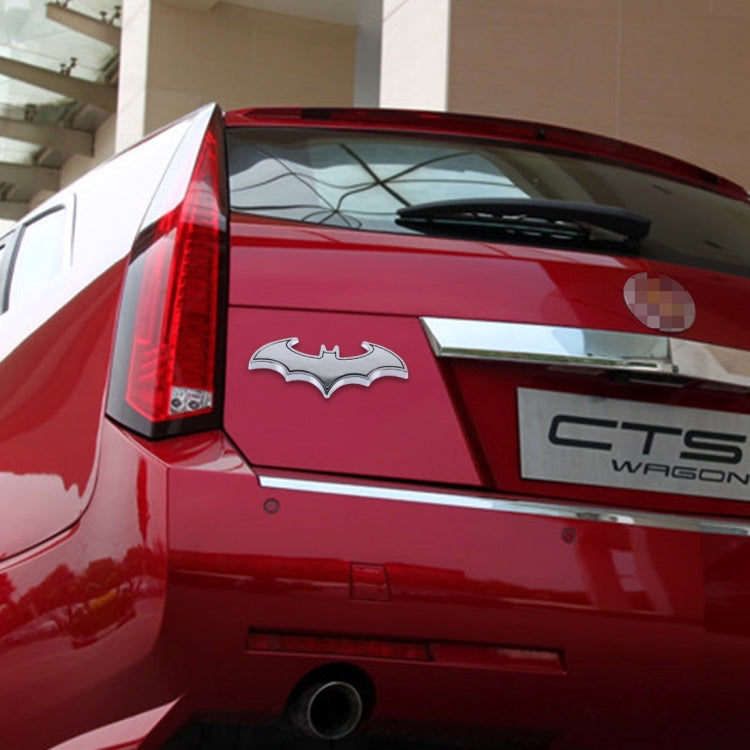 Bat Shape Shining Metal Car Free Sticker, Bat Flying, Bat, Shining Bat
