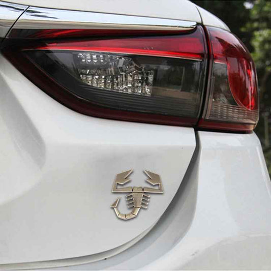 Scorpion Shape Shining Metal Car Free Sticker