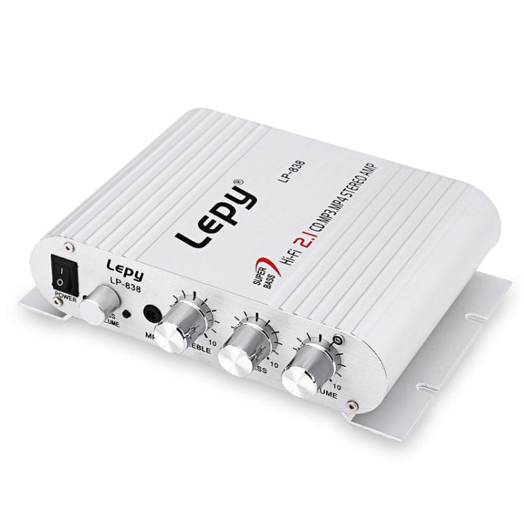 Car 2.1CH HIFI Subwoofer Amplifier Audio, Support MP3