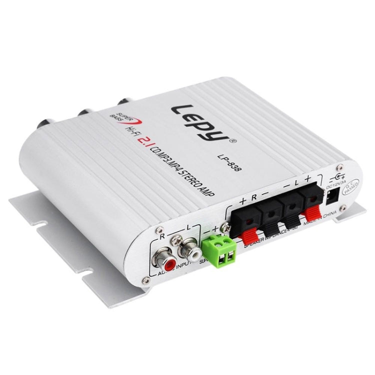 Car 2.1CH HIFI Subwoofer Amplifier Audio, Support MP3