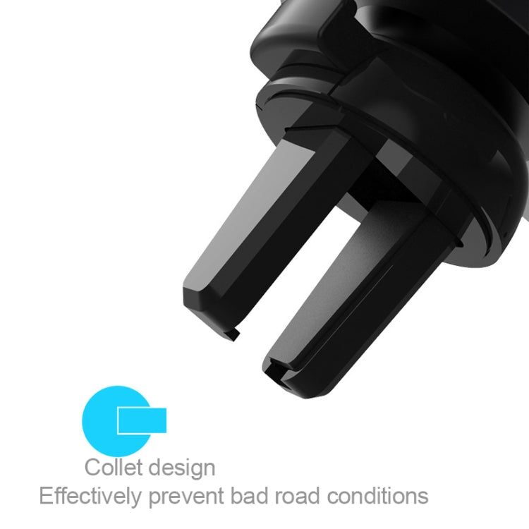 Litchi Texture Gravity Car Mount Phone Holder, Litchi Texture(White), Litchi Texture(Black)