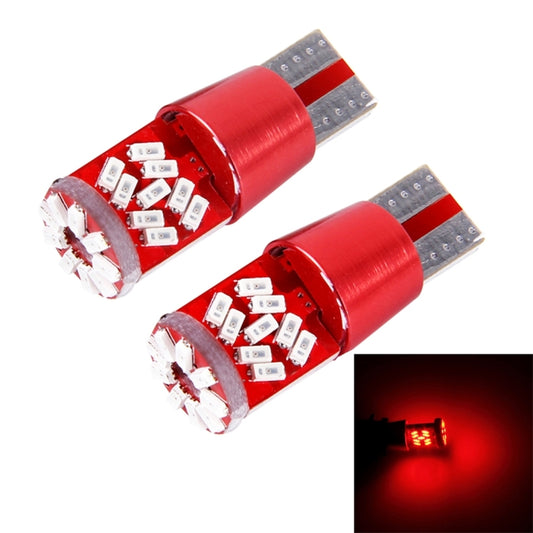 2 PCS T10 5W 27 SMD-3014 LEDs Car Clearance Light Lamp, DC 12V