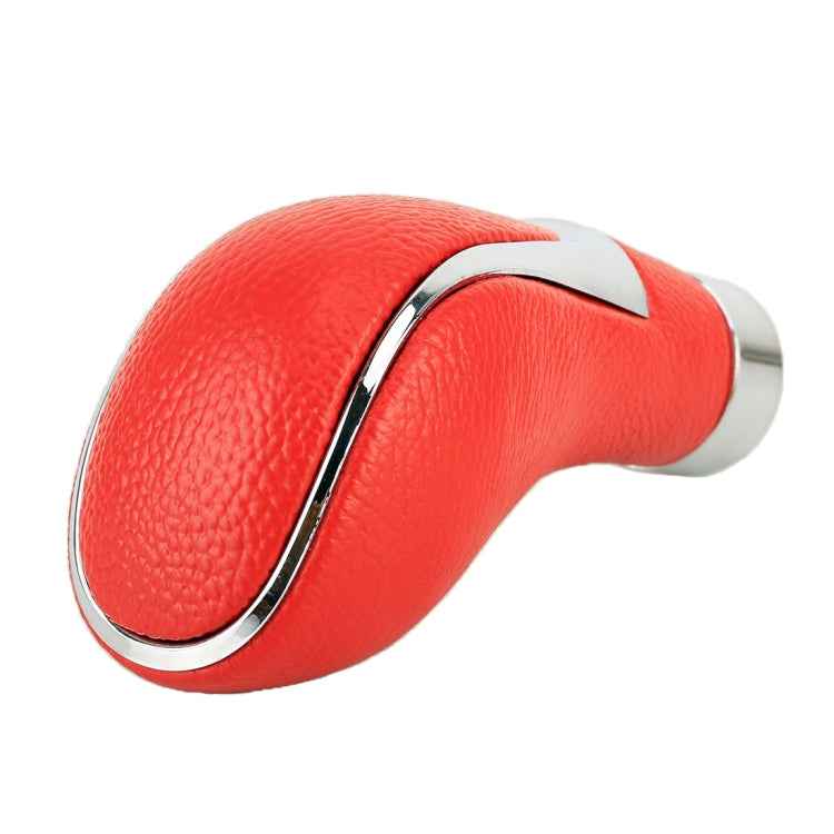 Universal Car PU Leather and Metal Gear Shift Knob Modified Auto Car Transmission Shift Lever Knob