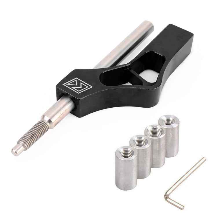 Car Modification Heightening Gear Shifter Extension Rod Adjustable Height Adjuster Lever Shift Lever with Adapters for Honda