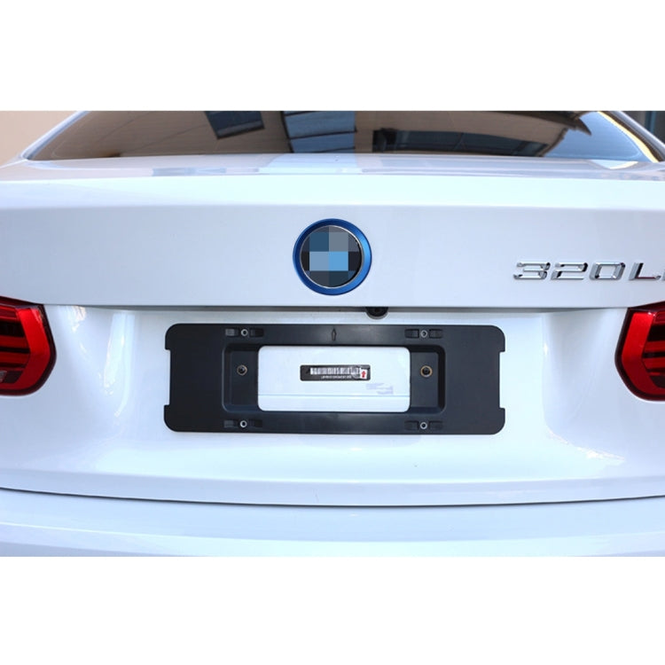 2 PCS/Set Zinc Alloy Steering Wheel Decoration Ring Sticker Logo Car Styling Modification Car Front Logo Ring Decoration Rear Cover Trim Hood Emblem Rings for BMW 3 Series, For BMW 3 Series