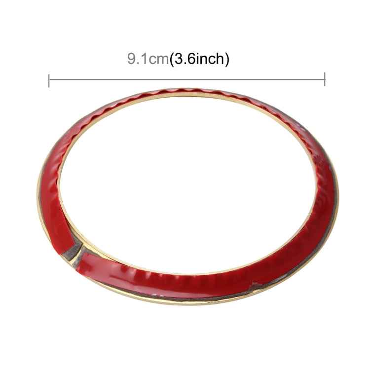 2 PCS Car Logo Decorative Circle Steering Wheel Decoration Ring Sticker Logo Car Styling Modification Car Front Logo Ring Decoration Rear Cover Trim Hood Emblem Rings for BMW 5 Series