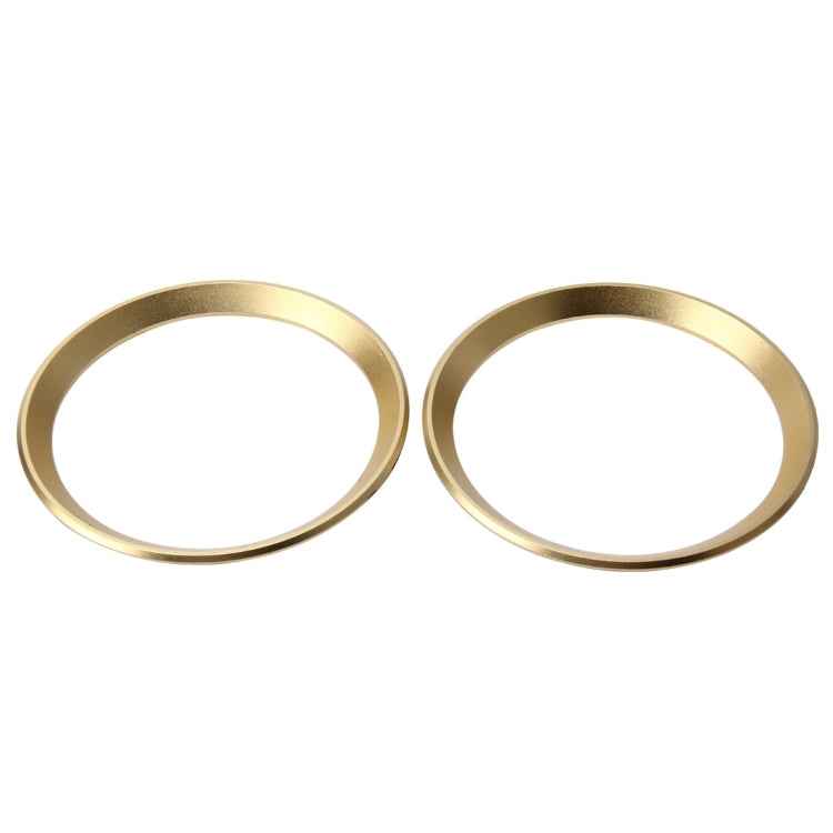 2 PCS Car Logo Decorative Circle Steering Wheel Decoration Ring Sticker Logo Car Styling Modification Car Front Logo Ring Decoration Rear Cover Trim Hood Emblem Rings for BMW 5 Series