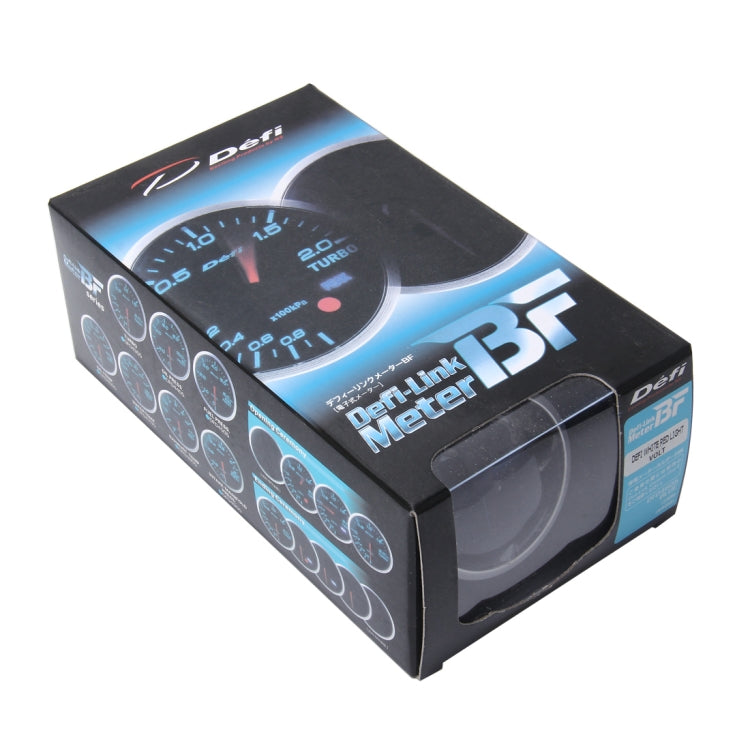 Defi BF 2.5inch 60mm Universal Auto Meter Gauge Defi-link Meter, Turbo Gauge, Oil Temp Gauge, Water Temp Gauge, Oil Press Gauge, Voltage Gauge, Tachometer Rpm Gauge, Vacuum Gauge