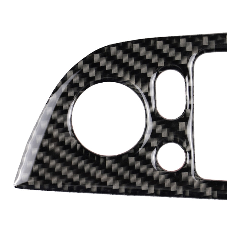 Car Carbon Fiber Window Lift Panel With Folding Key Soild Decorative Sticker for Left Drive BMW Z4  2009-2015